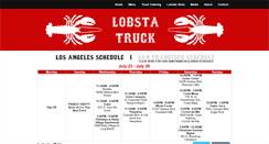 Desktop Screenshot of lobstatruck.com